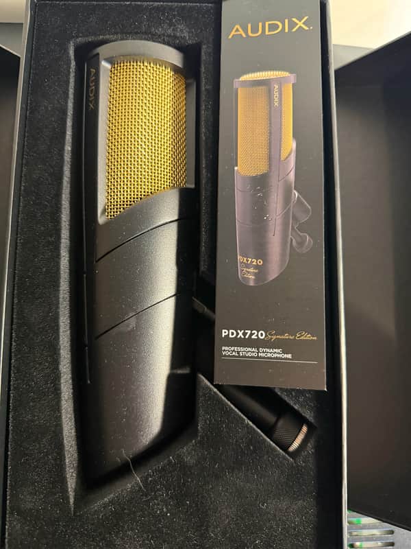 Audix PDX720 Signature Edition Hypercardioid Dynamic Microphone 2023 - Present - Black / Gold image 1