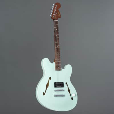 Fender Tom Delonge Starcaster Satin Surf Green - Electric Guitar image 9