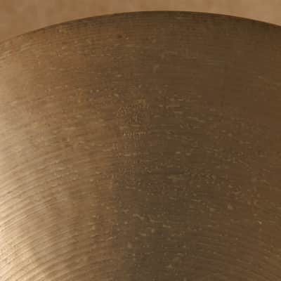 1970s Zildjian 16" Thin Stamp Crash Cymbal 1095g image 3