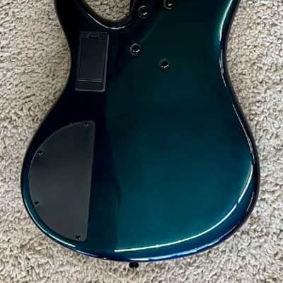 Mint Ibanez SRMS725BCM SR Workshop 5-String Electric Bass Guitar, Blue Chameleon image 2