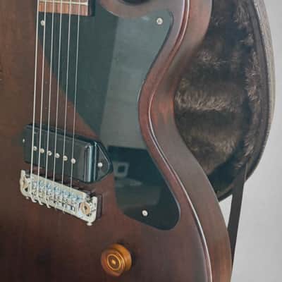 ROCK!! Gibson Charlie Starr Les Paul Junior 2024 - Dark Walnut image 4