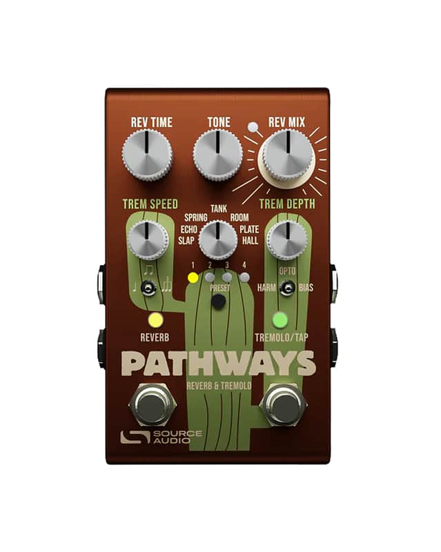 Source Audio Pathways Reverb & Tremolo Pedal image 1