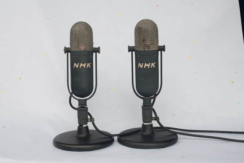 Aiwa RV-1A NHK Ribbon Mics Pair Aiwa RV-1A 1950's~1960's image 1