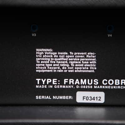 Framus Cobra 3-Channel 100-Watt Guitar Amp Head - 2011 image 6