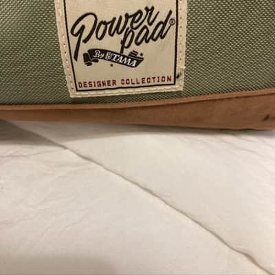 Tama Powerpad Designer Hardware Bag Moss Green Good shape = ludwig gretsch gear image 2
