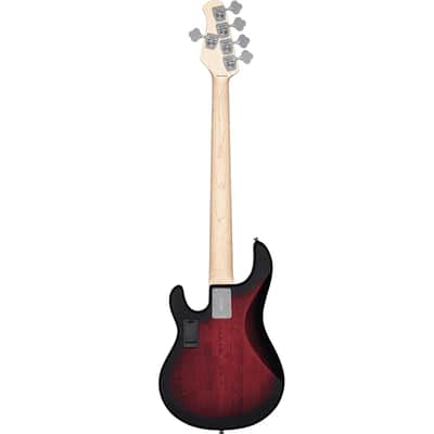 Sterling by Music Man Stingray RAY5 HH M/R Ruby Red Burst Satin image 3