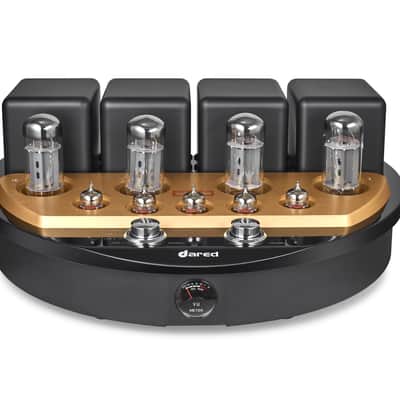 Dared Push-Pull Integrated Vacuum Tube Amplifier Valve Amplifier DV-100, with Subwoofer Output, Output Power 45 Wattsx2, Tubes:4X 6L6G, 5X 12AX7 image 2