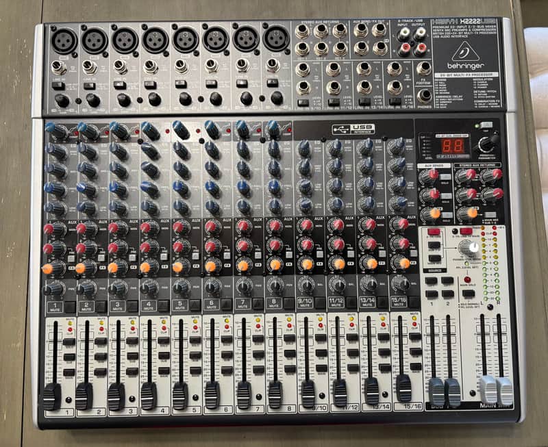 Behringer Xenyx X2222USB 22-Input Mixer with USB Interface 2010 - Present - Standard