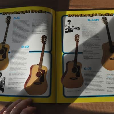 Guild flat-top and classic guitars vintage catalog booklet brochure. 1976? image 3