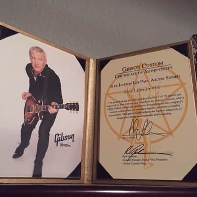 Alex Lifeson Les Paul Axcess- Signed #16! Rare!- Price lowered! image 3