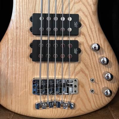 Warwick German Pro Series GPS Corvette $$ 5-String Bass 2010s - Natural image 13
