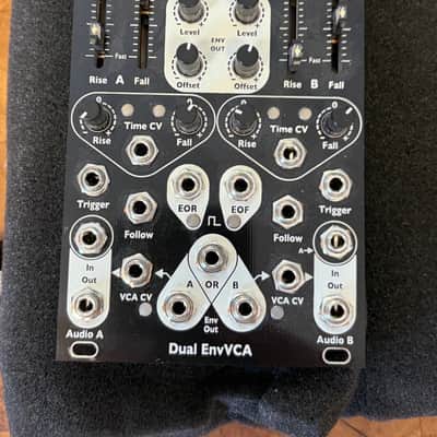 4MS Dual EnvVCA Dual Envelope VCA Eurorack Synth Module - Black image 2