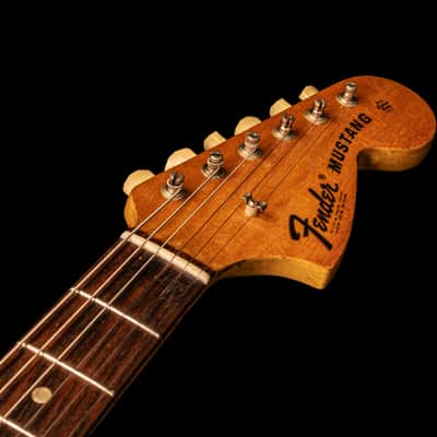 Fender Mustang Competition Candy Apple Red 1972 image 8