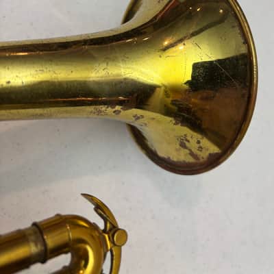 King HN White Cleveland Cornet Early 1950's - Lacquer image 10