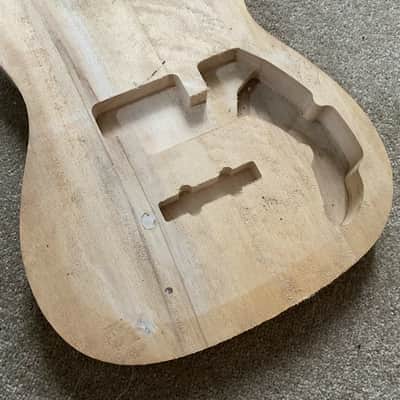 Basswood 4 String Precision Bass Style Body image 4