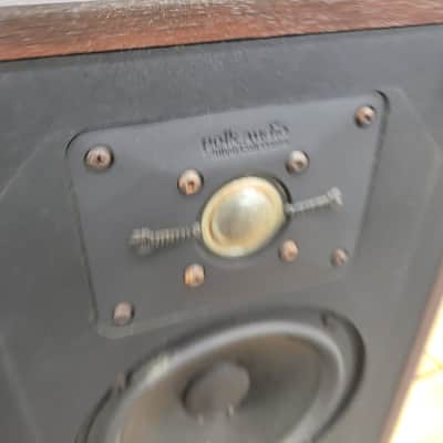 Polk Monitor Seiers 5 bookshelf speakers 1980s - Walnut image 7