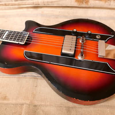 Airline Single Pickup Solidbody 1960 Redburst image 11