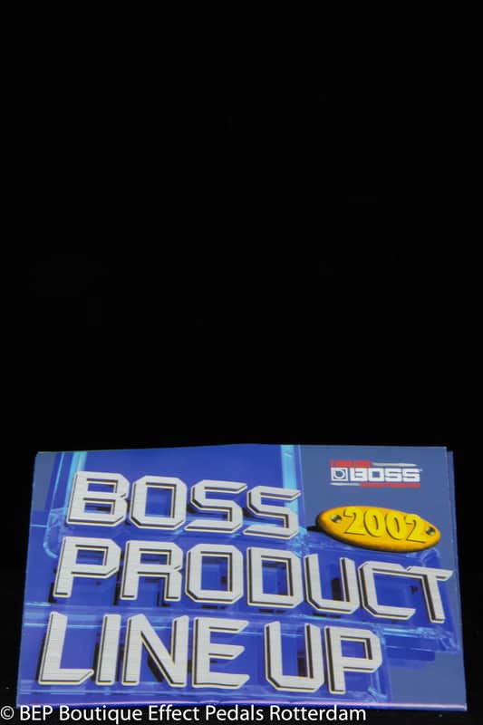 Boss Product Line Up 2002 image 1