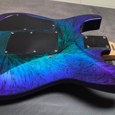 Jackson DK2M Dinky MIJ Japan Pro Series Eerie Dess Swirl DK2 M Flame Maple Neck HH Low Profile Floyd Rose Super Strat USA Seymour Duncan Pickups Fender Era MJ image 15