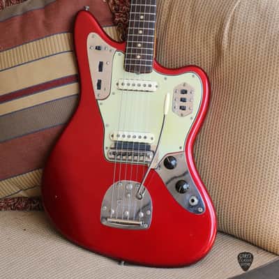 1964 Fender Jaguar  Candy Apple Red (FEE1182) image 15