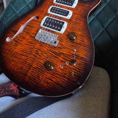 PRS SE Special Semi-Hollow 2025 - Present - Orange Tiger Smokeburst image 1