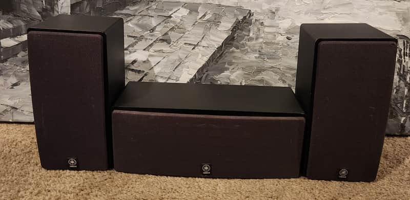 Yamaha YAMAHA Speakers NS-A329 plus center Surround Sound Satellites 90s image 1