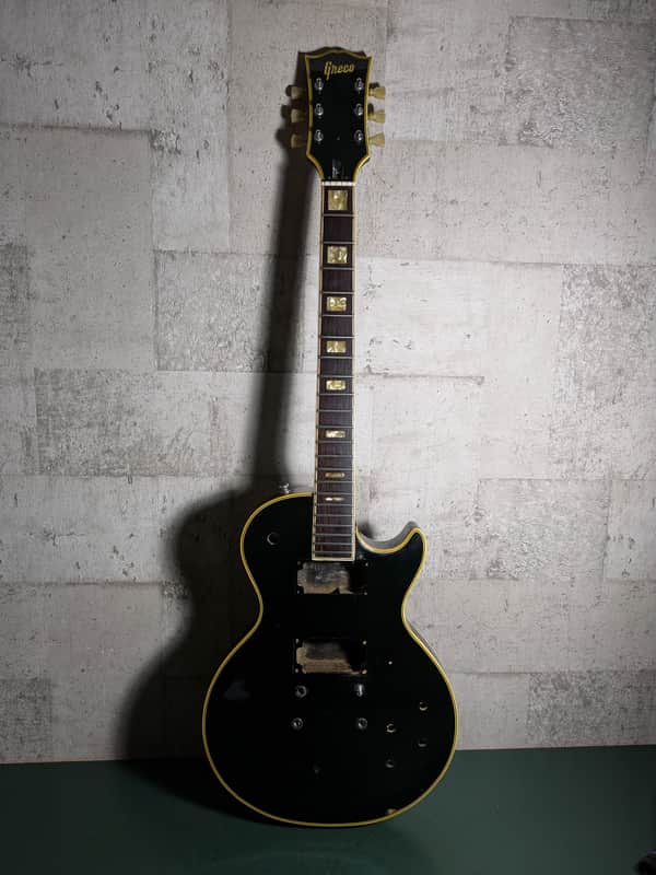 Greco Les Paul Custom Husk 1970's Black Matsumoku image 1