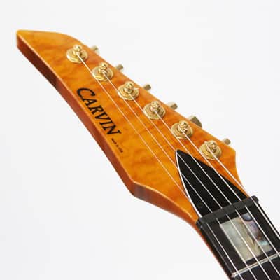 1992 Carvin DC400 Left-Handed Vintage Kiesel M22 Pickups Kahler LH Lefty Quilted Maple KOA Wood Custom Ordered Rare Electric Guitar w/ Orig. OHSC Tweed Case image 19
