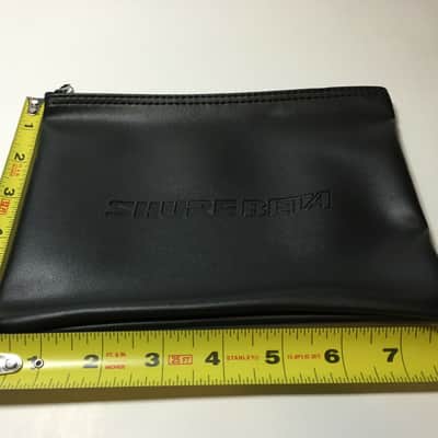 Shure 95A2324 Square Vinyl Zipper Bag Protective Storage for Beta 52A - 8''x6'' long NEW image 1