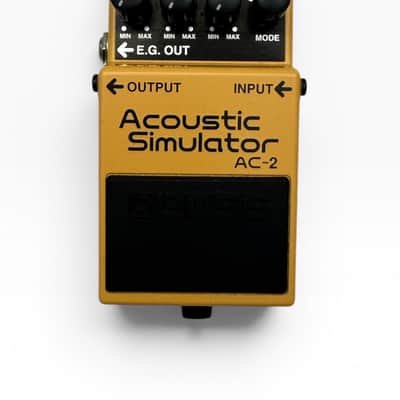 Boss AC-2 Acoustic Simulator (Silver Label) 1997 - 2006 - Yellow image 1