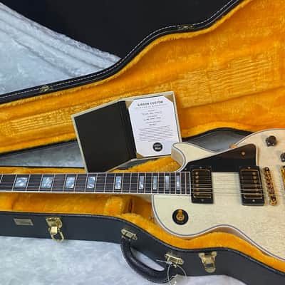 NEW! Gibson Les Paul Custom 1957 Reissue Murphy Lab Ultra Light Aged - Custom Ordered in TV White - Custom Shop - 9.4 lbs - Authorized Dealer - G06785 image 15