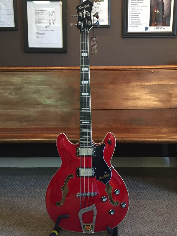 Hagstrom Viking Bass Cherry image 1