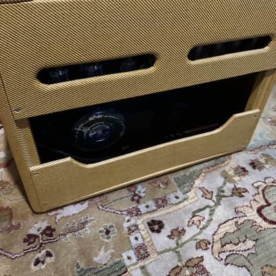 Brian Setzer's Evil Twin! Fender Twin 5D8-A Narrow Panel 25-Watt 2x12" Guitar Combo 1955 - Tweed image 12
