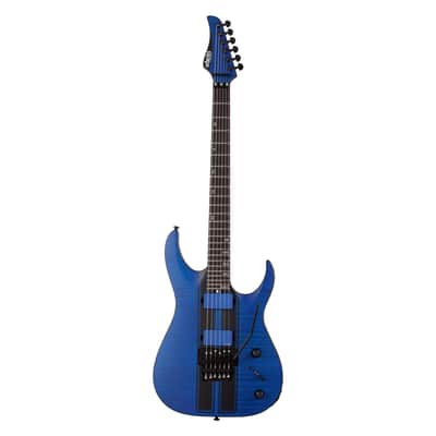 Schecter Banshee GT-FR 6 - Ebony Fingerboard, Satin Trans Blue image 1