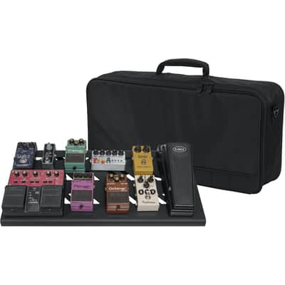 Gator Cases GPB-BAK-1 Large Aluminum Pedal Board with Carry Bag (Black) image 1