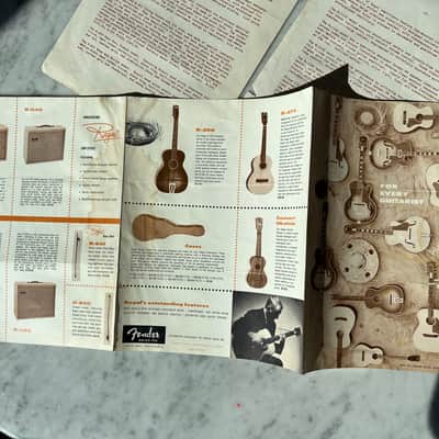 Early 1960’s Regal Fender Sales Inc Dealer Letter and Brochures Catalogs Case Candy Vintage Pre CBS Rare 1960’s image 4