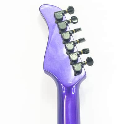 Fernandes FR-55 Revolver MIJ Electric Guitar Metallic Purple Floyd Rose 24 Fret image 6