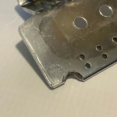 2000's Japan Jackson Licensed JT-580 Floyd Rose Tremolo Bridge Chrome Base Plate image 9