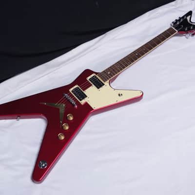 DEAN ML 79 electric GUITAR Metallic Red w/ Half Pickguard ML79 PG MRD new w/ Molded Hard Case image 3
