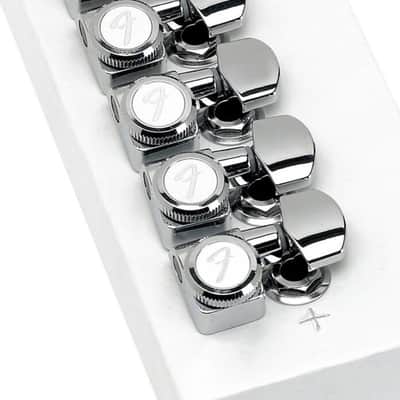 Fender #0990818100, 6 inline staggered 2026 - Chrome image 1