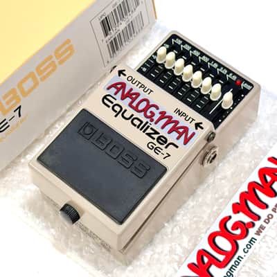 Boss Analogman GE-7 in Original Box Pro Mod EQ Pedal Incredible Condition FAST SHIP! image 2