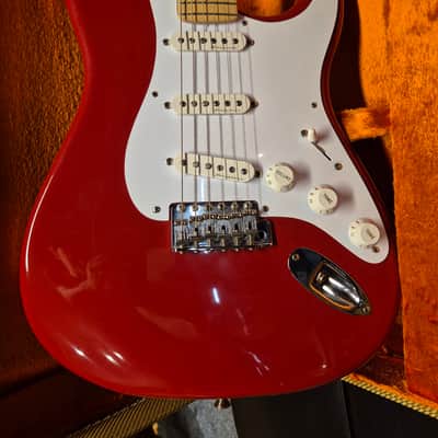 Fender Eric Clapton Artist Series Stratocaster with Vintage Noiseless Pickups 2002 Torino Red image 1