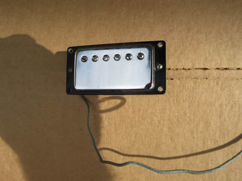 Vintage Gibson Patent Sticker T Top Humbucker Pickup With Original Cover & Ring image 1