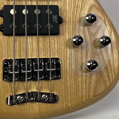 Warwick Rockbass Corvette $$ 4 String Bass Natural Transparent Satin image 3