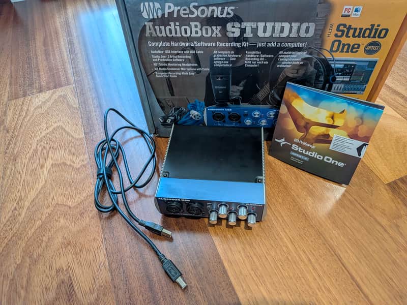 PreSonus AudioBox USB Studio - Blu and Aluminum image 1