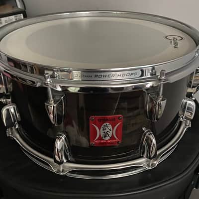 Yamaha Musashi Oak Snare drum - Chêne transparent noir
