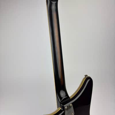 EKO 500/V3 1960s Silver Metalflake finish on top Black back and sides., Rosewood bound Fingerboard, all Switches/ Pickups working!!!, Tremelo, padded gigbag included. image 5