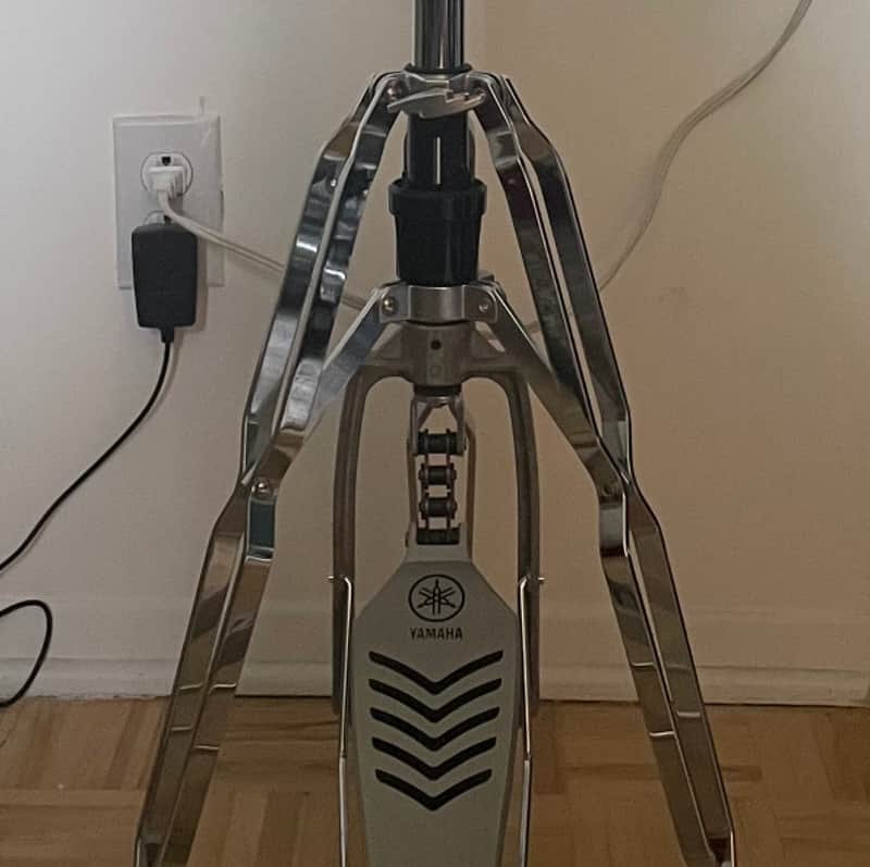 Yamaha HS-850 800 Series Double-Braced Hi-Hat Cymbal Stand 2010s - Chrome image 1