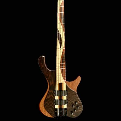 MGbass Desert 5 Strings – Wenge / Mahogany – Neck Through – EMG Electronics image 2