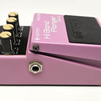 used Boss HF-2 Hi Band Flanger Green Label Made In Japan, Very Good Condition image 4